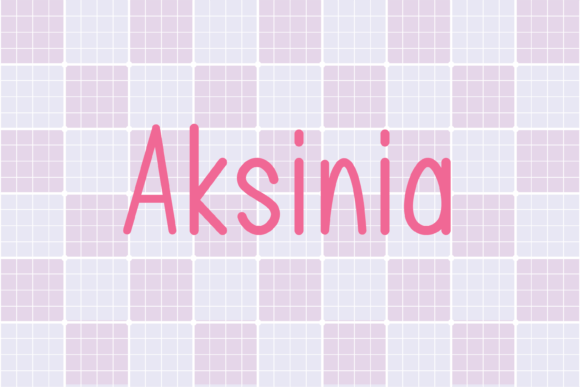 Aksinia: A Handwritten Font for Modern Web Design
