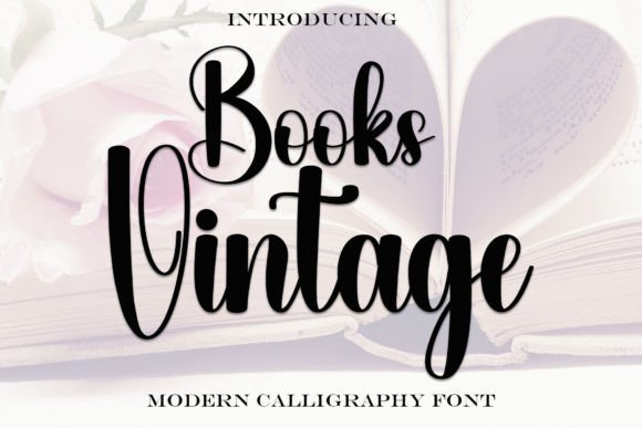 Books Vintage Typeface Review for Holiday Campaigns