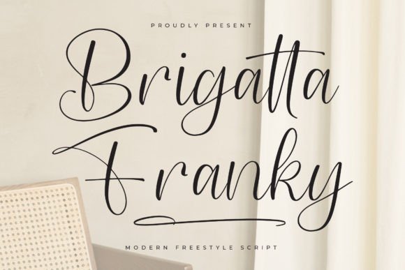 Brigatta Franky Font for Elegant Craft Designs