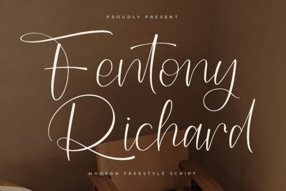 Fentony Richard: The Elegant Script Font for Makers