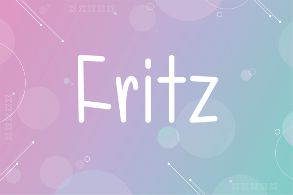 Fritz: A Friendly Handwritten Font for Editorial Design