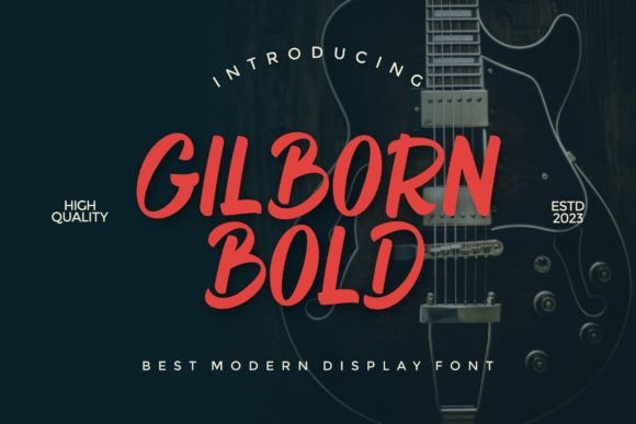 Gilborn Bold: The Handwritten Font That Elevates Small Business Brands
