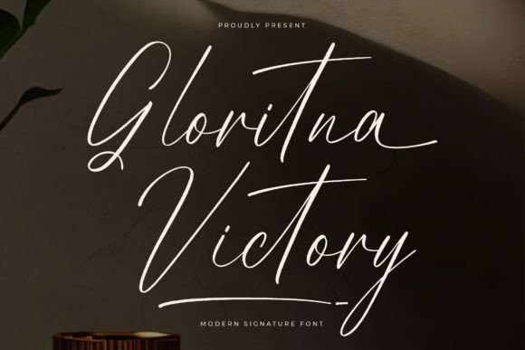 Gloritna Victory: The Script Font for Scroll-Stopping Branding