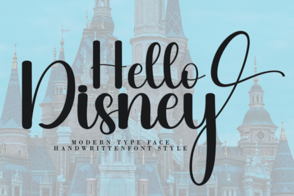 Hello Disney: A Handwritten Font for Editorial Design