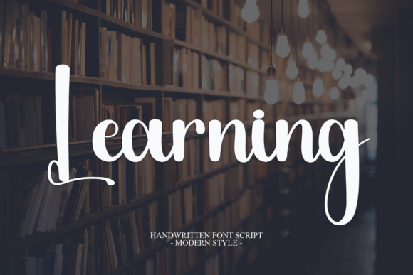 Learning: The Handwritten Font That Elevates Your Brand