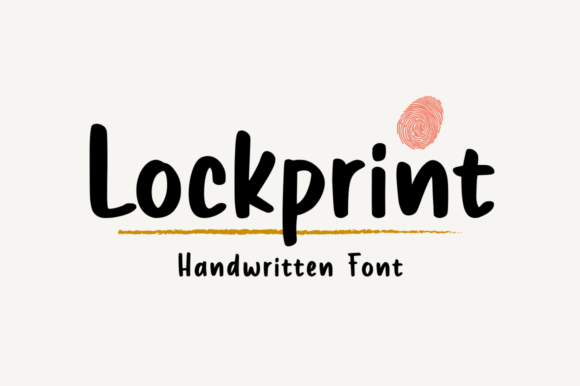 Lockprint: The Bold Handwritten Font for Campaign Impact