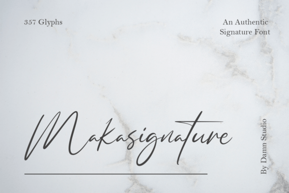 Makasignature Font for Professional Branding