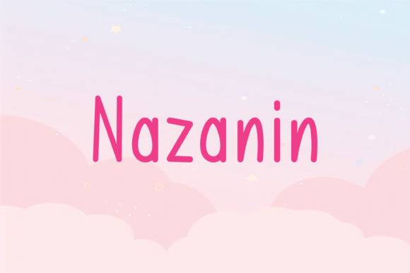 Nazanin: A Whimsical Handwritten Font for Web