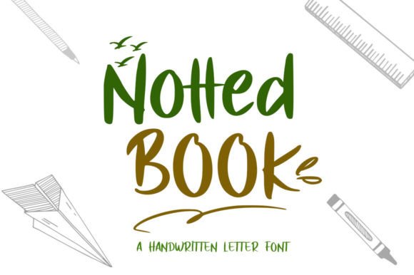 Notted Book: A Cheerful Handwritten Font for Web Design