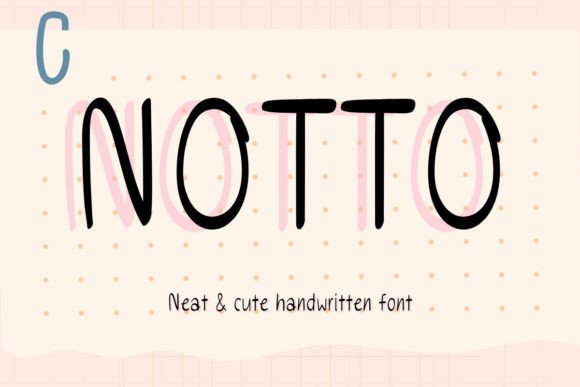 Notto Font: A Neat Handwriting Typeface for Branding
