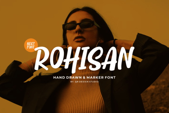 Rohisan Font Review: Bold Script for Campaign Design