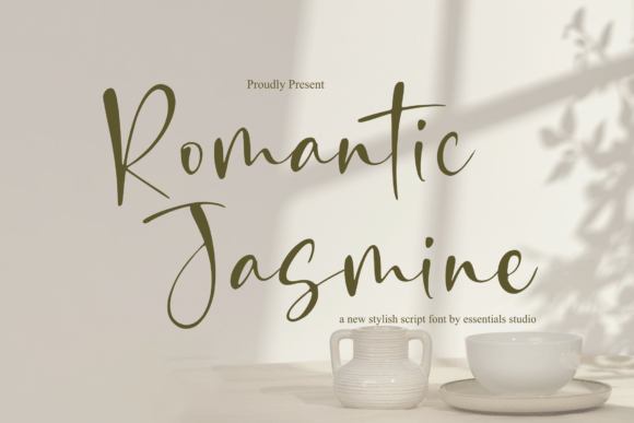 Romantic Jasmine Font Review for Brand Designers