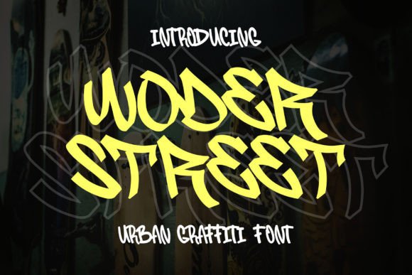 Woder Street Font: The Urban Typeface for Bold Campaigns